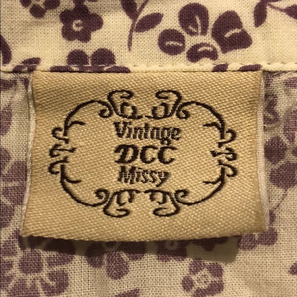 Vintage DCC Missy floral button down women’s - Picture 3 of 8